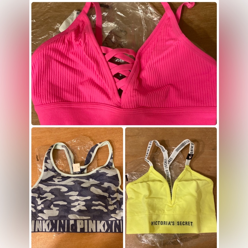 PINK Victorias Secret bralettes- old collection NLA